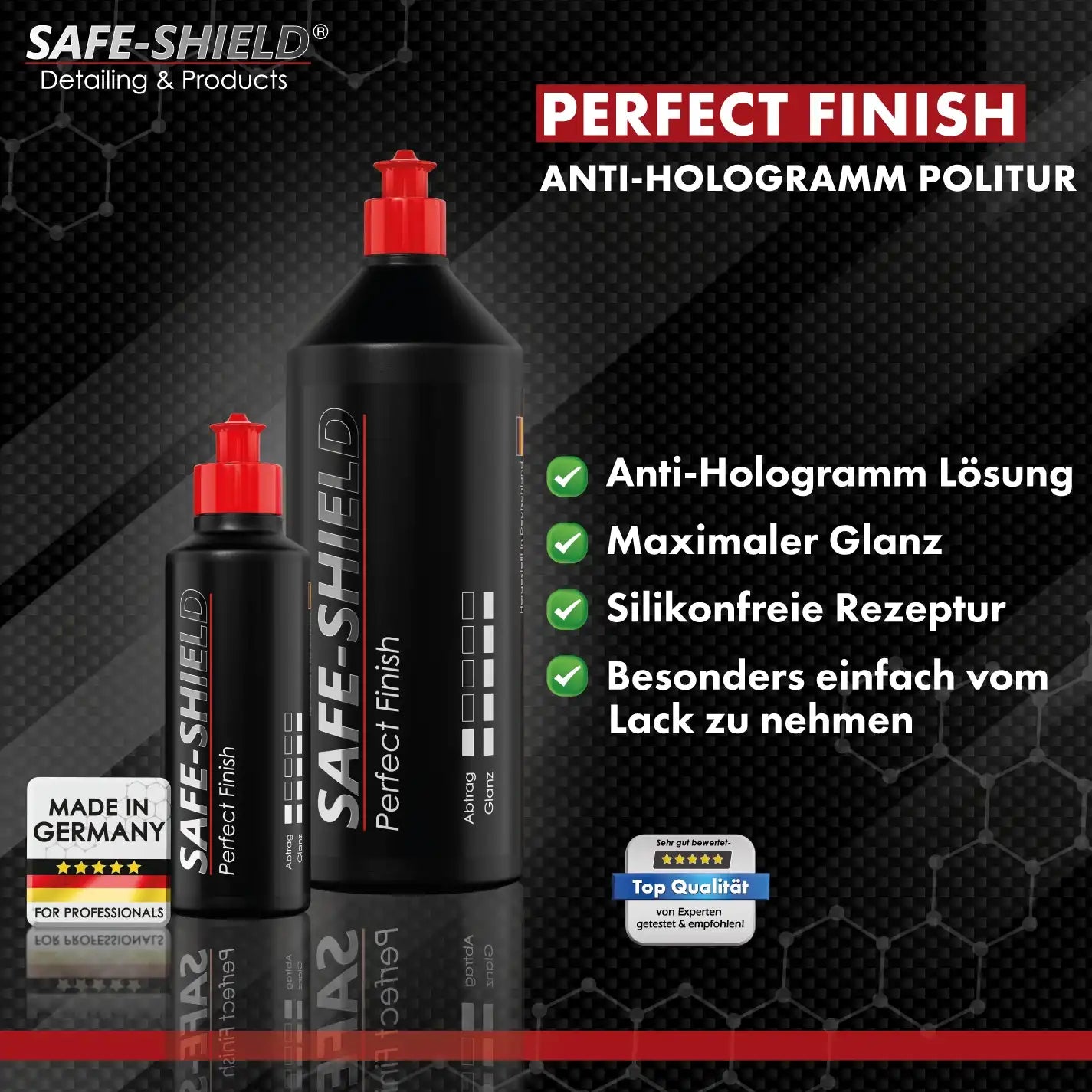 anti hologramm politur info karte