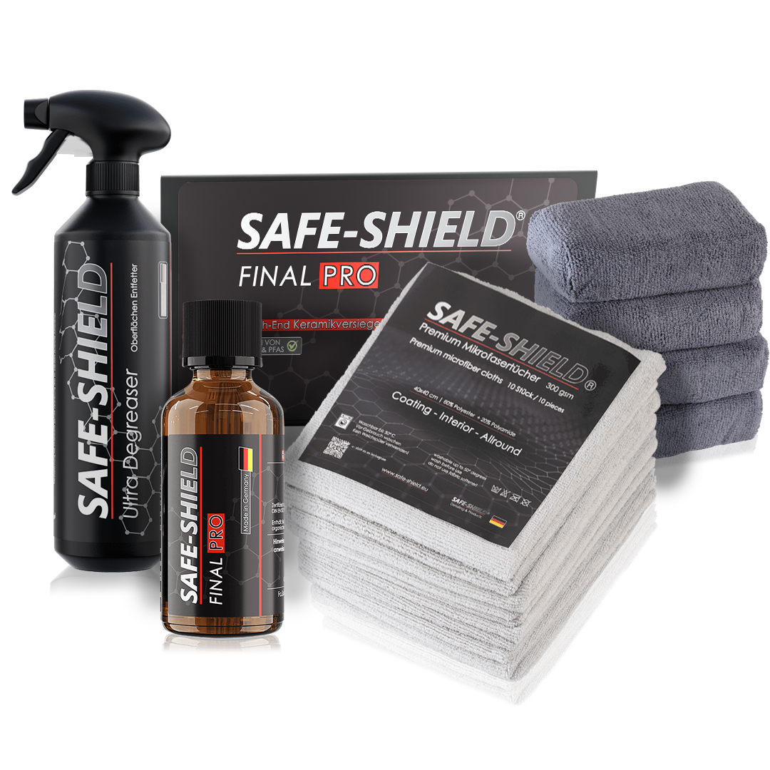 Safe-Shield Final PRO ceramic coating kit with accessories