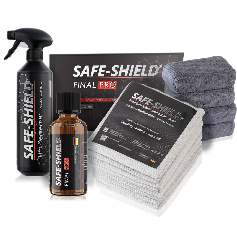 Safe-Shield Final PRO ceramic coating kit with accessories