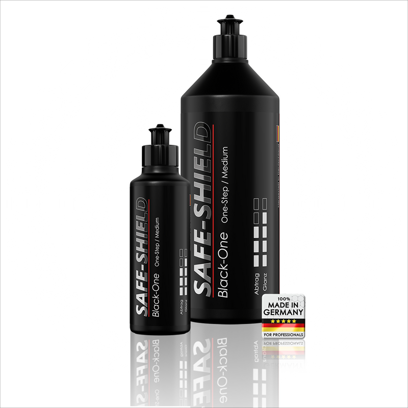 Pasta de pulir de un paso Safe-Shield Black-One para corregir la pintura a máquina