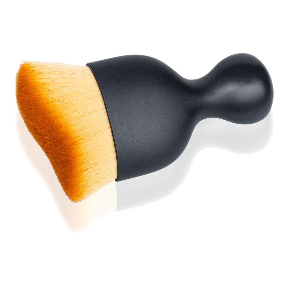 Ultra Soft Interior Detailing Brush with soft yellow bristles