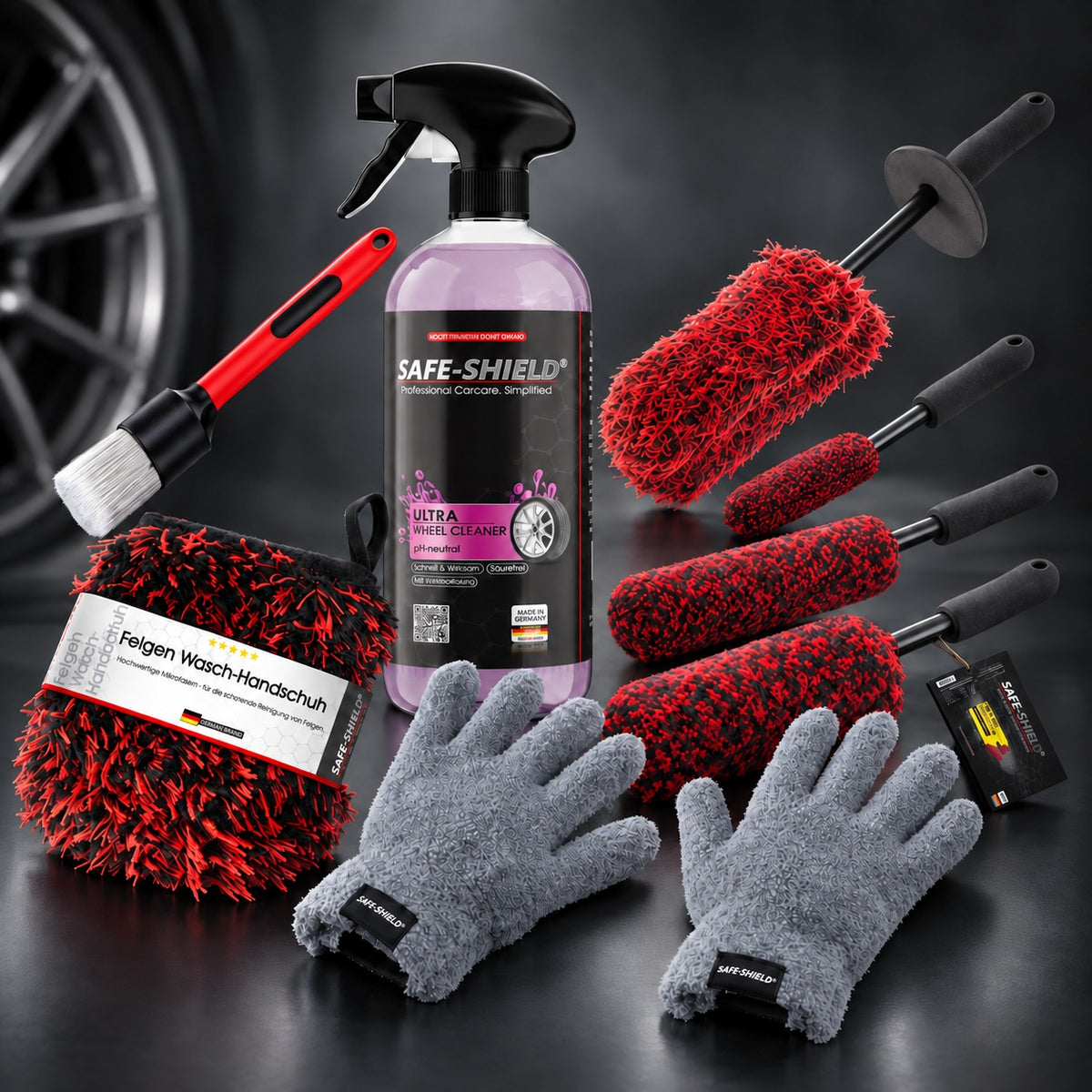 XXL Felgenreinigung Profi Set